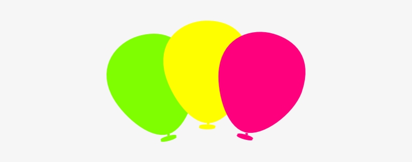 Balloon Clipart Neon - Transparent Png Neon Balloons, transparent png download