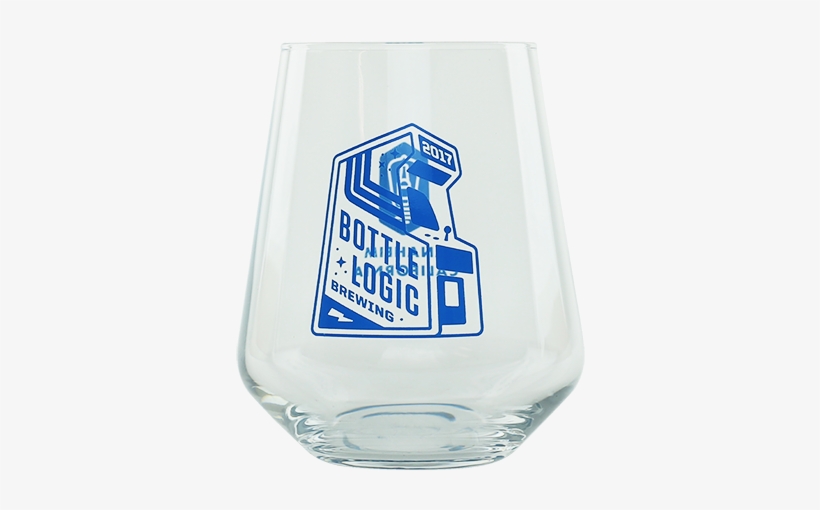 Bottle Logic Stemless Teku Glass - Bottle Logic Brewery Glass, transparent png download