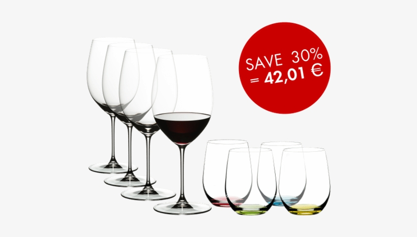 Filled White - Riedel 3-piece Veritas Red Wine Tasting Set, Clear, transparent png download