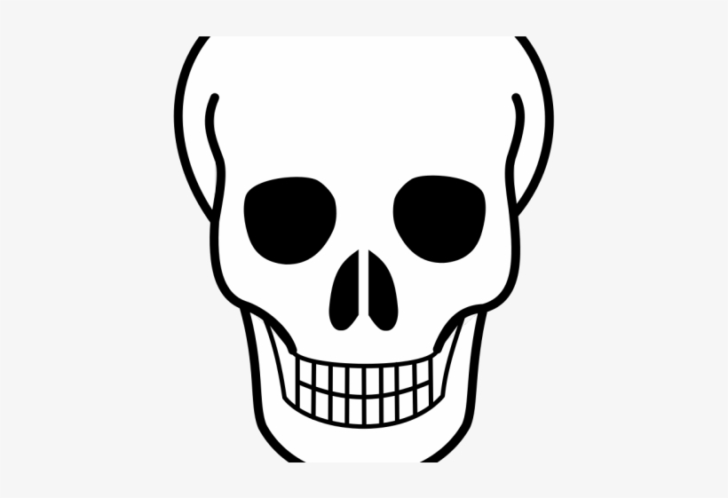 Halloween Skeleton Clip Art Free Stock Black And White - Roses Skull Queen Duvet, transparent png download