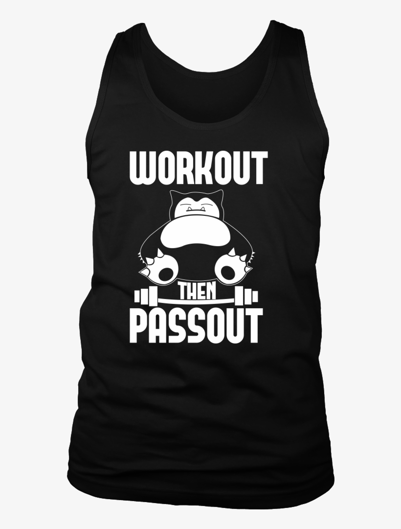 Pokemon Snorlax Workout Then Passout Shirt - King Are Born In October T Shirt, transparent png download