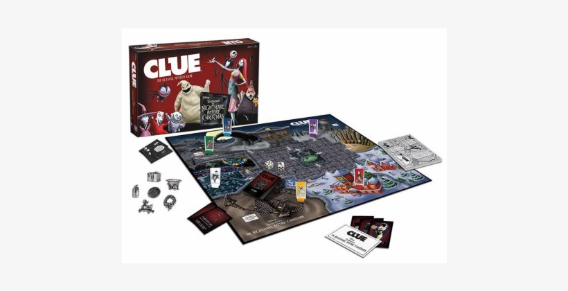 'nightmare Before Christmas' Games Are Available To - Nightmare Before Christmas Clue, transparent png download