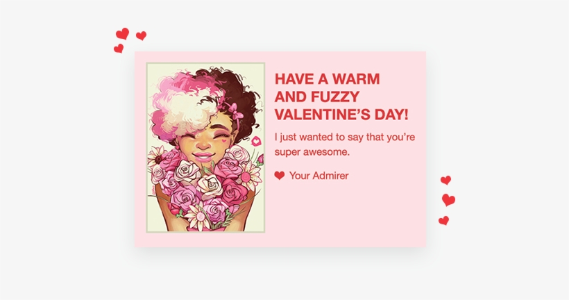 Share The Love - Happy Black Girl Art, transparent png download