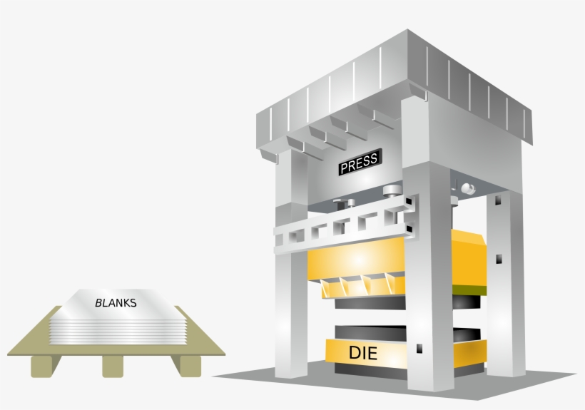 The Blank Shape, Size, And Location Are Key Inputs - Press Stamping, transparent png download