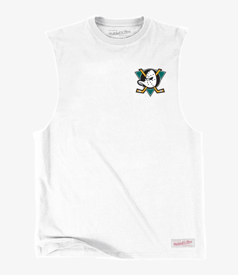 Anaheim Ducks Mitchell & Ness Nhl Triple Double Muscle - Loveshirtdbfy Mighty Ducks Nhl Hockey Team Logo Classic, transparent png download