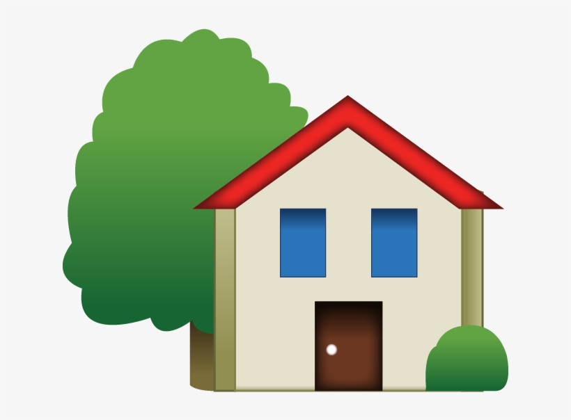 Download With Tree Island Ai File - House Emoji Png, transparent png download