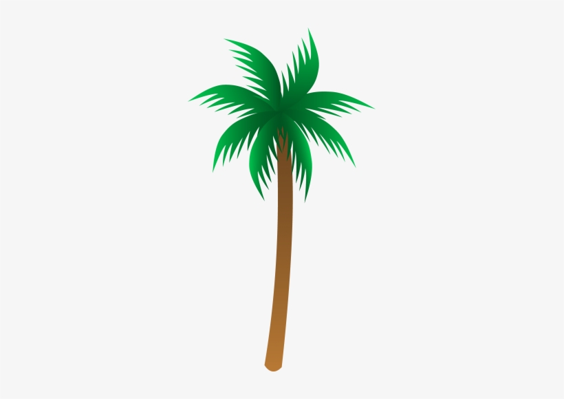 Khife Clipart Palm Tree - Palm Tree Clipart Vector, transparent png download