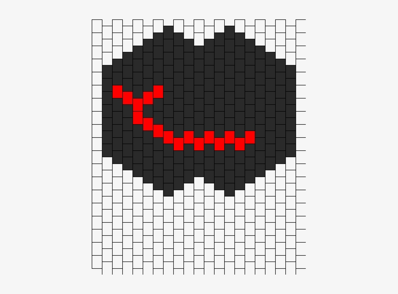 Smirk Mask Bead Pattern - Twenty One Pilots Melt Bead, transparent png download