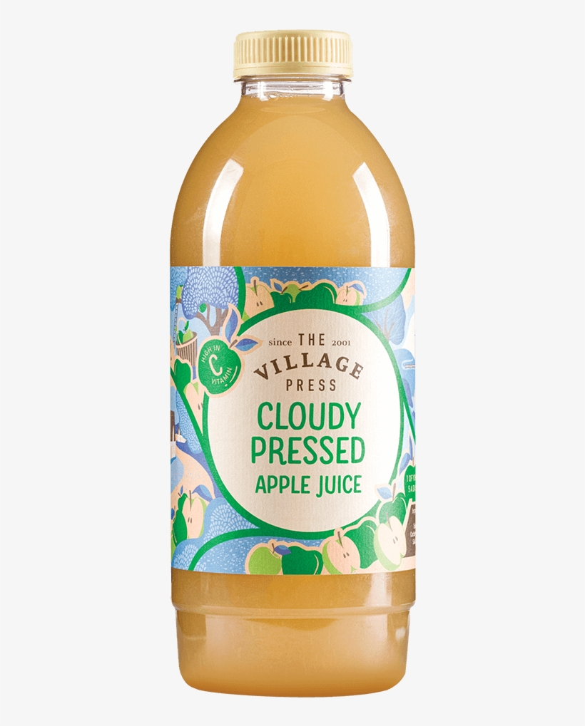 Cloudy Pressed Apple Juice - Pressed Apple Juice, transparent png download
