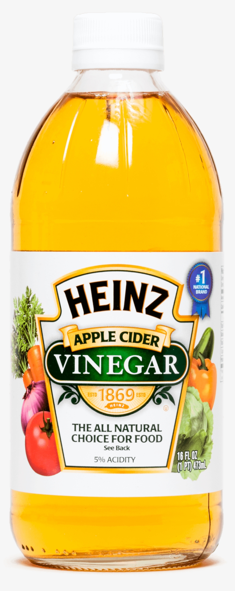 Apple Cider Vinegar - Heinz Apple Cider Vinegar - 32 Oz, transparent png download