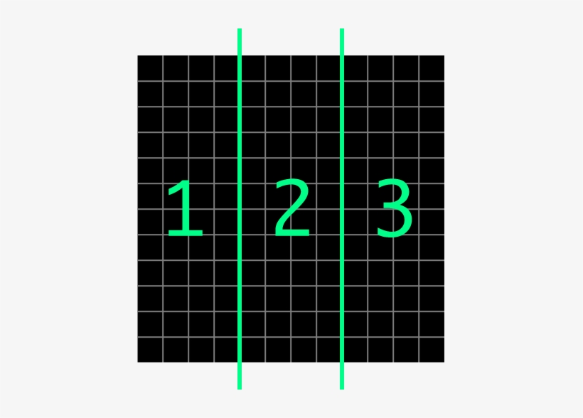 Thirds Are Not Possible On A Ten Grid - Cross, transparent png download