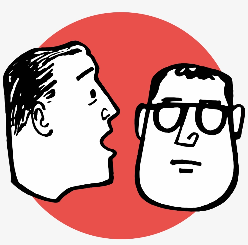 The Macro View Archives - Art Print: Pop Ink - Csa Images' Two Men Talking, 24x18in., transparent png download