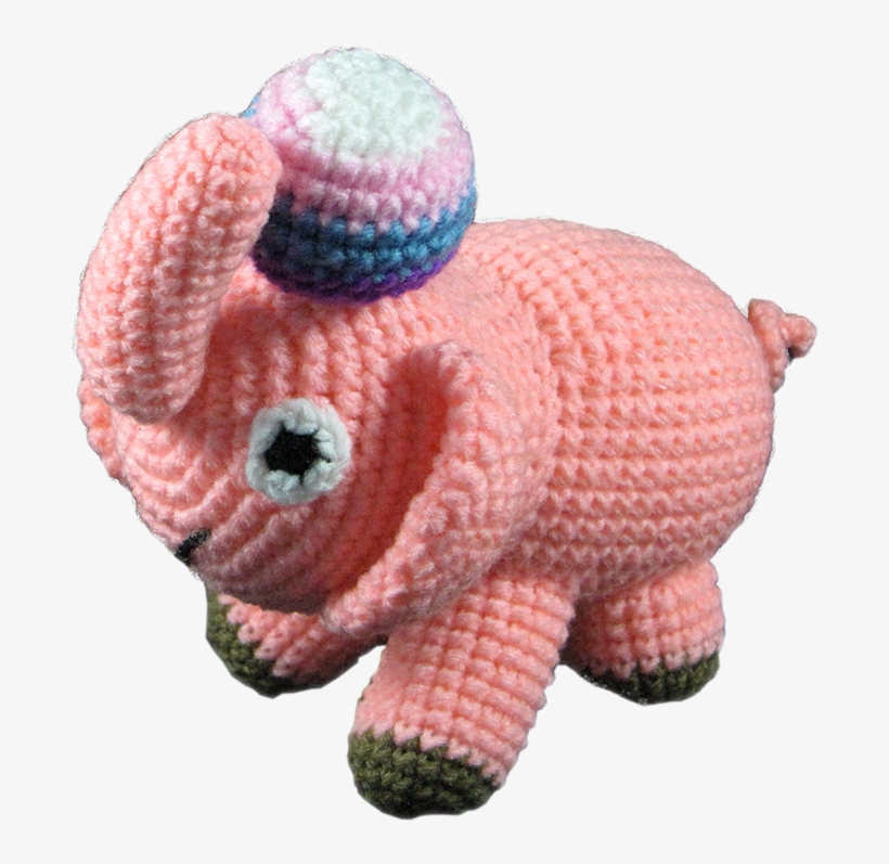Crochet Circus Elephant - Crochet, transparent png download