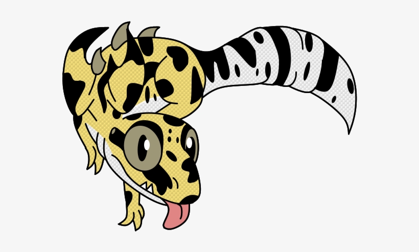 Leopard Gecko Dragon By Drag759 On Deviantart - Leopard Gecko Cute Arts, transparent png download
