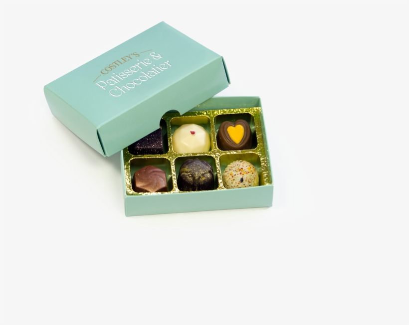 Box Of 6 Chocolates - 6 Chocolate In A Box, transparent png download