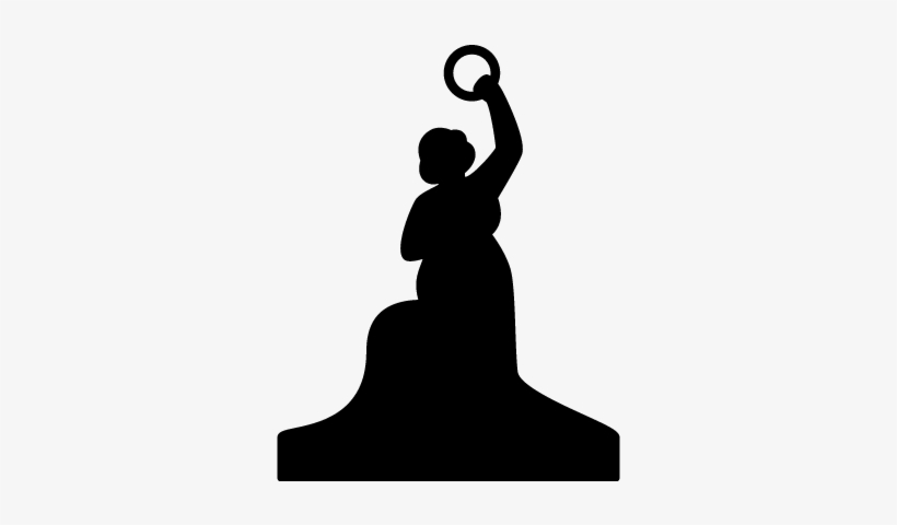Free Statue Of Liberty Silhouette Png - Icon Bavaria, transparent png download