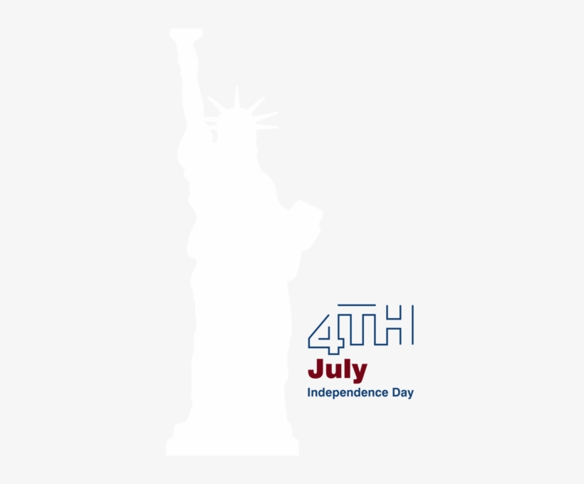 0, - Fourth Of July Statue Of Liberty Painting, transparent png download