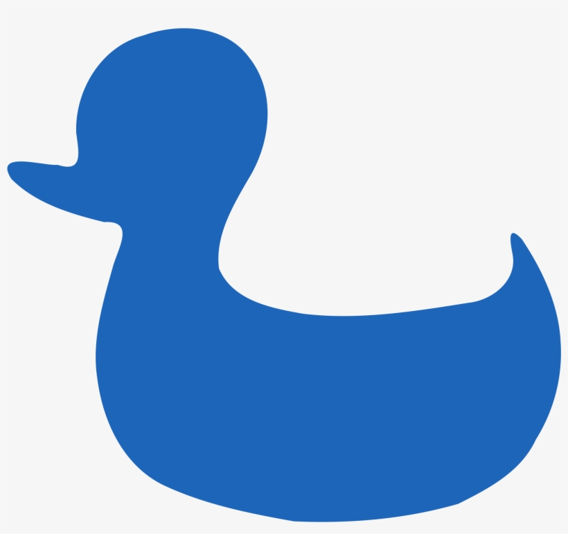 Duck Clipart Blue - Blue Duck, transparent png download