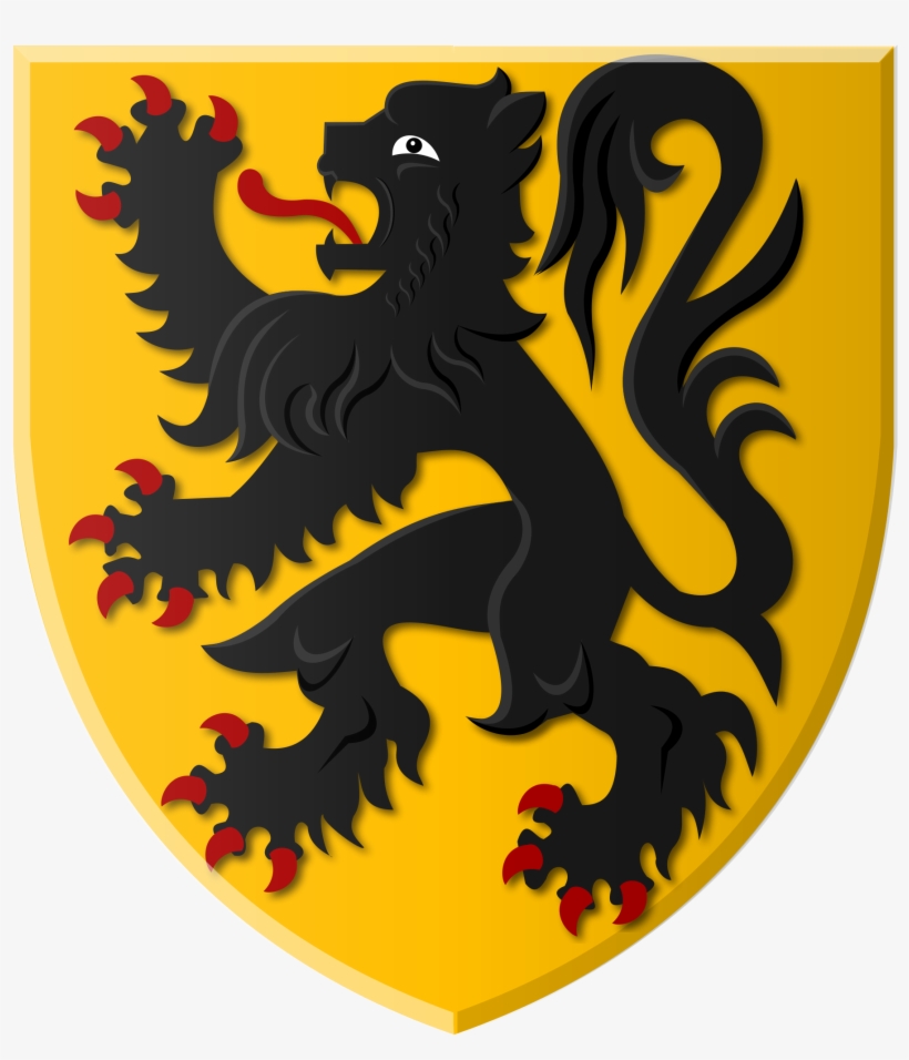 Official Gryffindor Crest Printable - Wapen Van De Vlaamse Gemeenschap, transparent png download