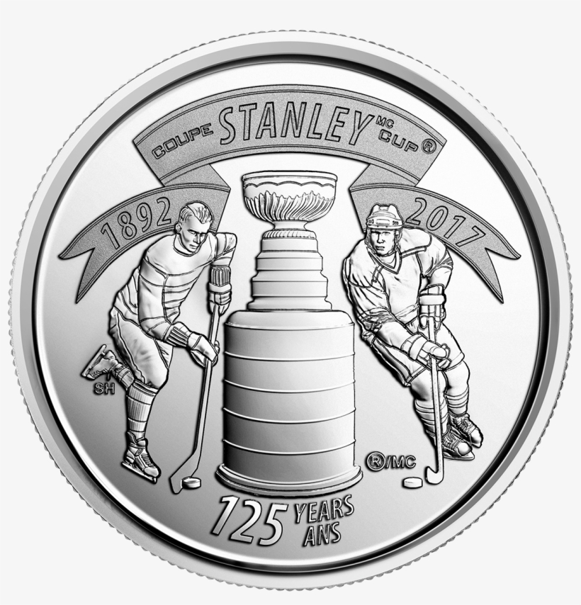 2017 25-cent 125th Anniversary Of The Stanley Cup® - 2017 Stanley Cup Quarter, transparent png download