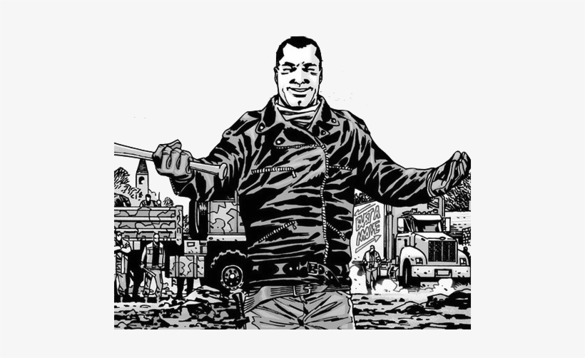 Walking Dead - Negan Comics Henry Rollins, transparent png download
