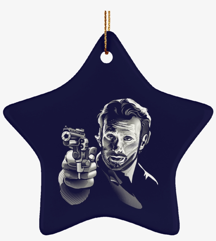 Rick Grimes Christmas Ornaments - Best Furbaby Mom, transparent png download