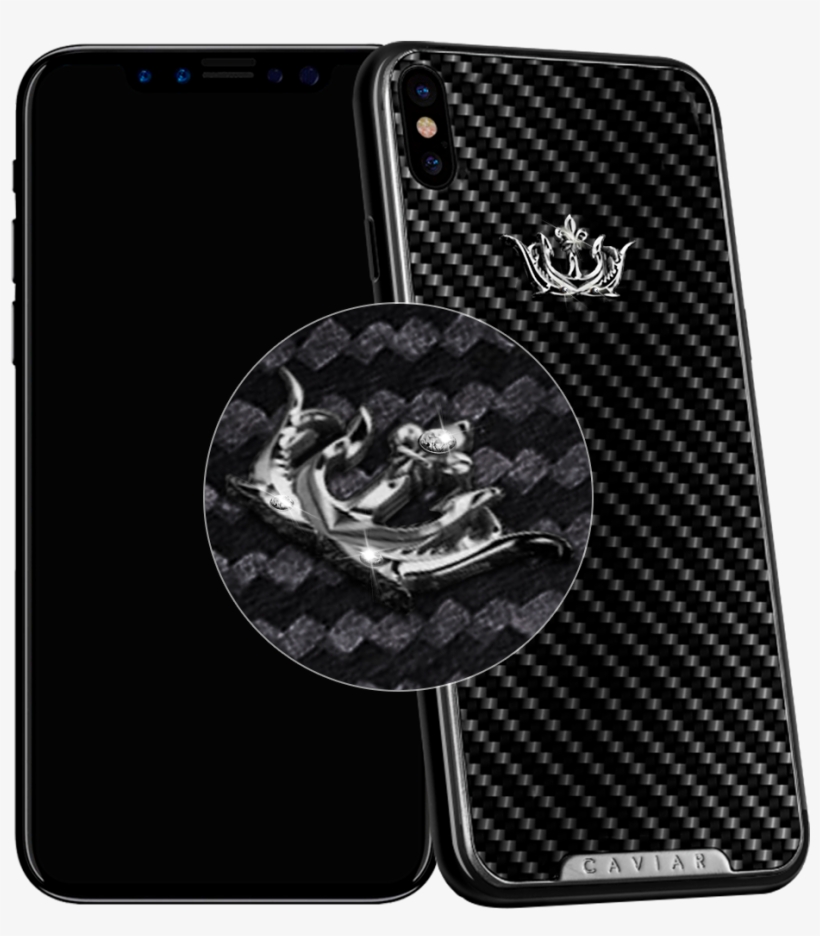 Caviar Iphone X Classic Corona Carbon Diamonds Premium - Mobile Phone, transparent png download