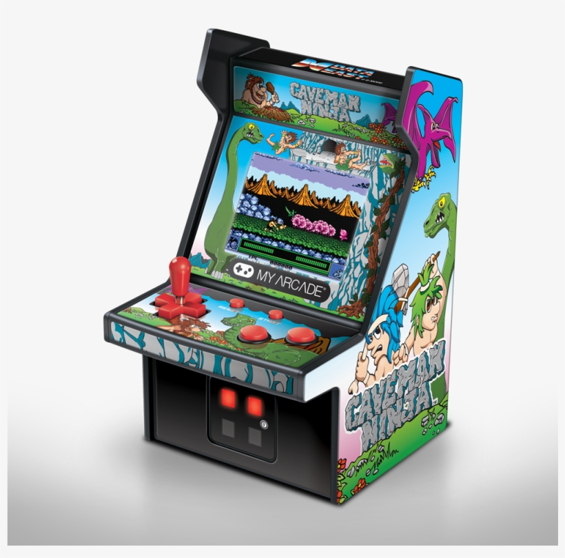 Micro Player With The Data East™ Classic Title, Caveman - My Arcade Micro Player, transparent png download