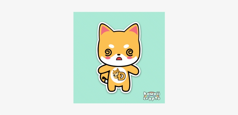 Dogecoin Doge - Confused - Learn Crypto - Kawaii Crypto- - Sad Doge, transparent png download
