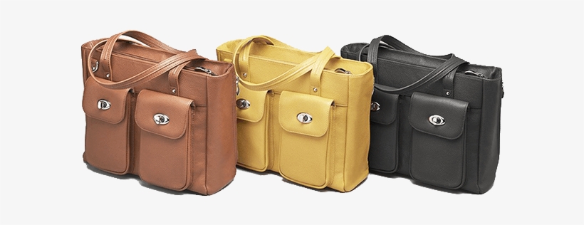 Gun Tote'n Mamas Cargo Tote Top Grain Cowhide W/small - Messenger Bag, transparent png download