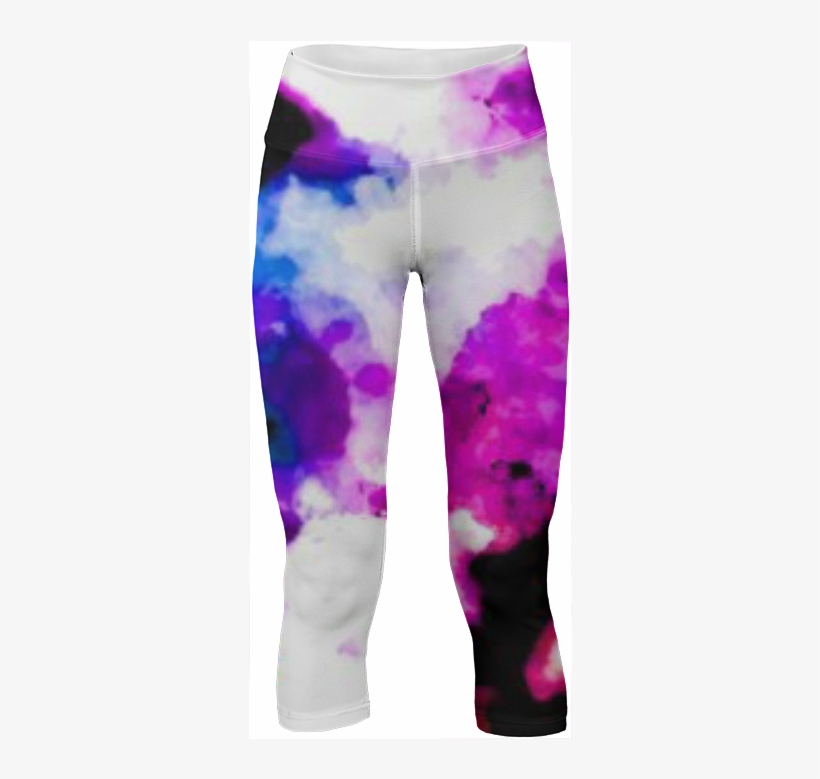 Watercolor Yoga Pants - Leggings, transparent png download
