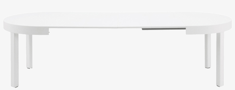 Tavolo Rotondo Allungabile Zed - Table Rectangulaire Blanche Laque, transparent png download
