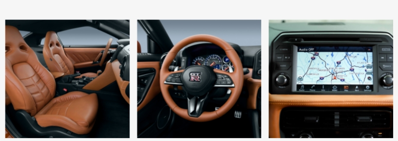 Interior Of All New Nissan Gt-r - Steering Wheel, transparent png download