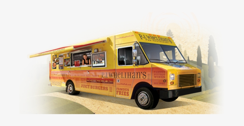 Pj's Wing Truck, We'll Bring The Party To You - Commercial Vehicle, transparent png download