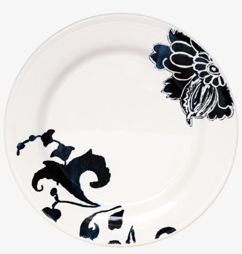 00 Dinner Plate - Indigo Dinner Plates Box Of 4 By Gien, transparent png download