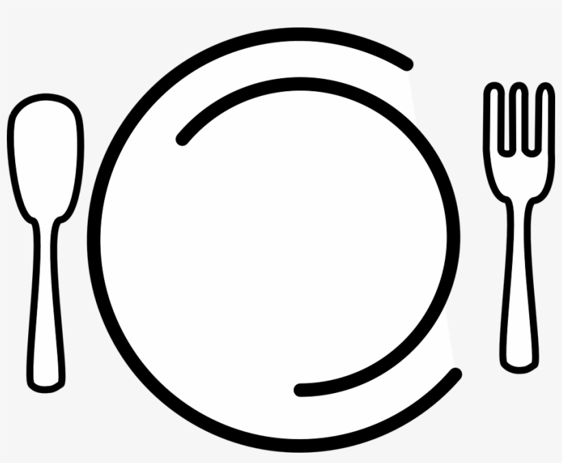 Dinner Plate Clipart Transparent Food Logo No Background Png