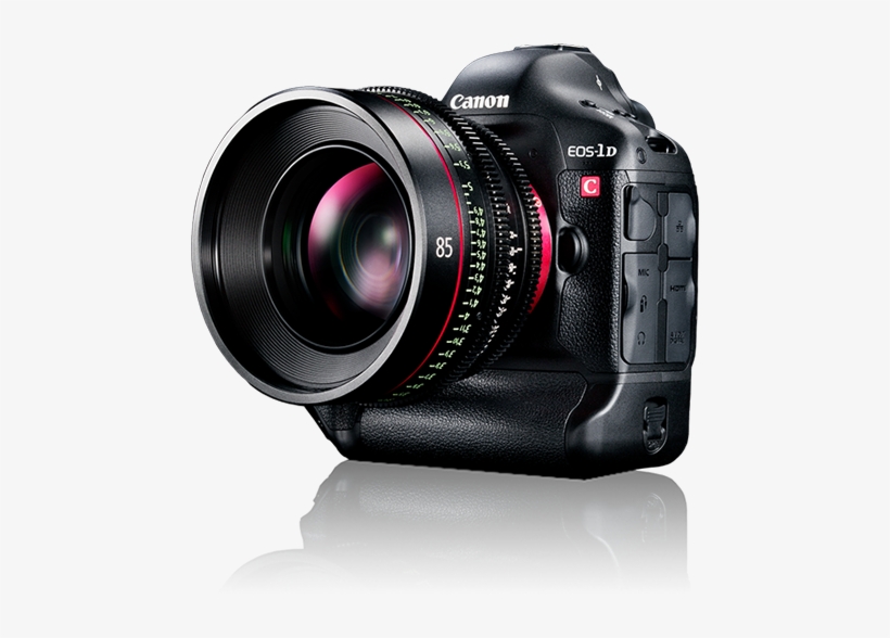 The Canon 1d C Can Capture 4k Image Files To Cf Cards - Canon 4k Camera Dslr, transparent png download
