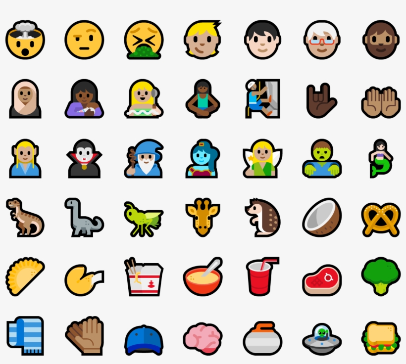 New Emoji Included In This Build - Nouveaux Emojis Ios 11, transparent png download