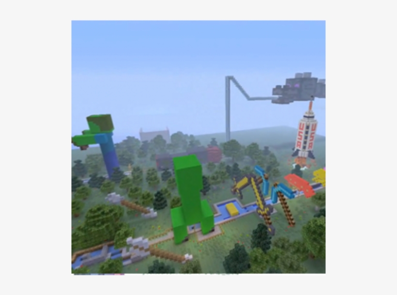 1-minecraft Putt - Tree, transparent png download