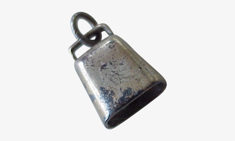 Cowbell Moving Vintage Charm Three-dimensional Sterling - Locket, transparent png download