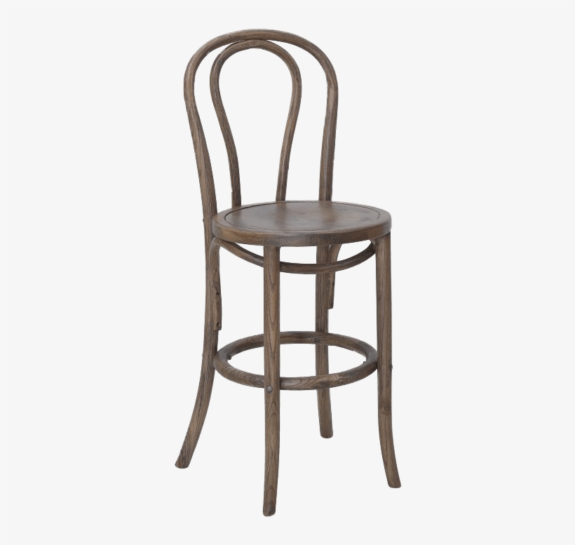 Bentwood Stool - Chair, transparent png download