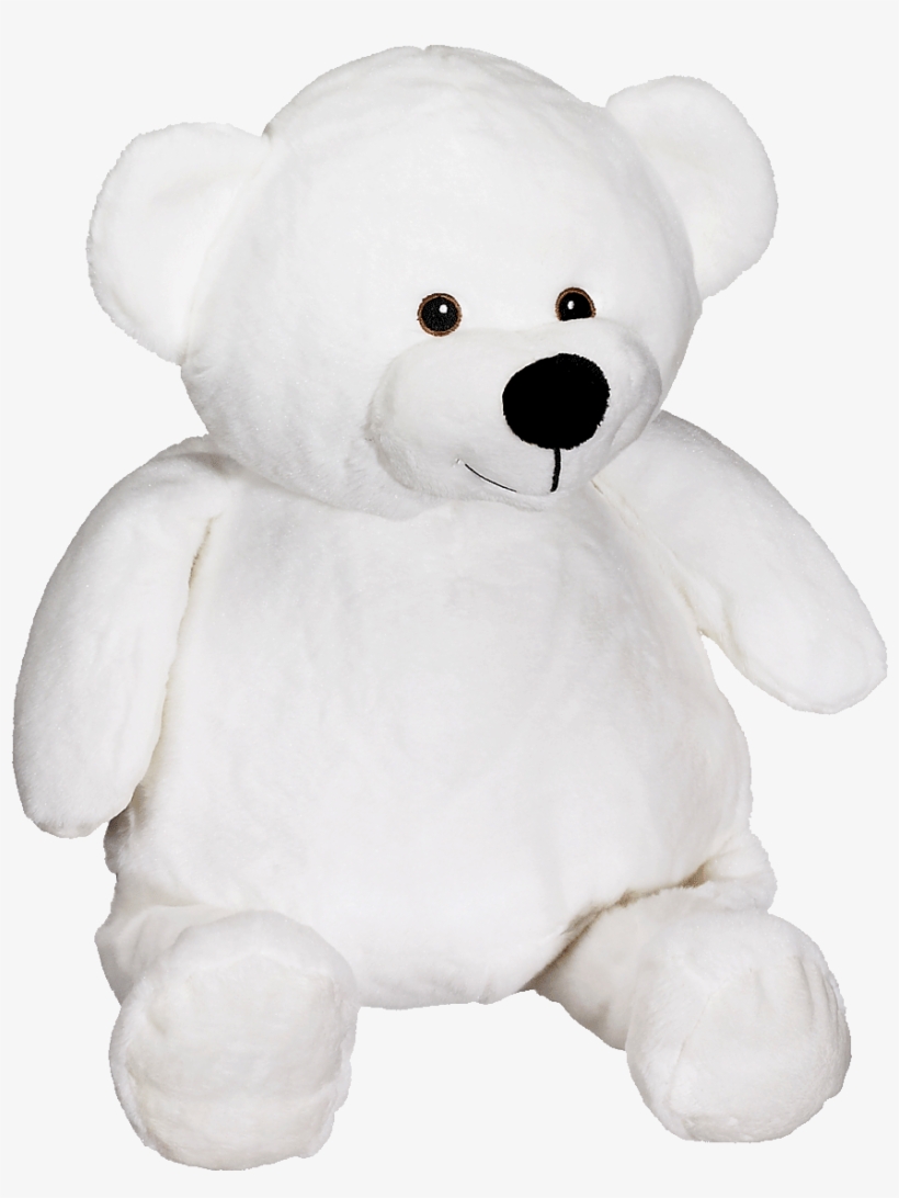 Patrick Polar Bear - Embroider Buddy, Mister Buddy Bear, White, transparent png download