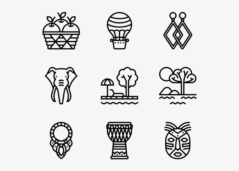 Africa Symbols - Symbol, transparent png download