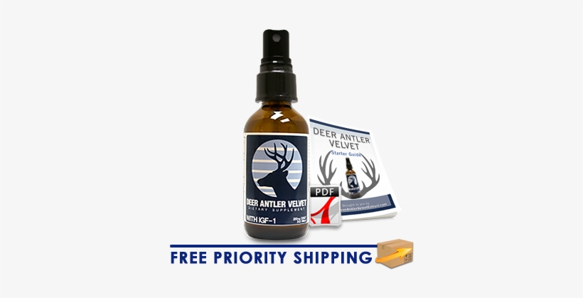 30-day Pure Deer Antler Velvet Spray - Velvet Antler, transparent png download
