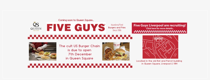 900 X 300 Five Guys Coming Soon Web Header Recruitment - World Wide Web, transparent png download