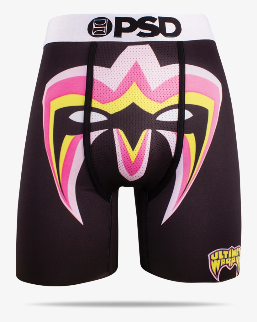 Ultimate Warrior Mask Boxer Shorts - Wwe Ultimate Warrior Mask, transparent png download
