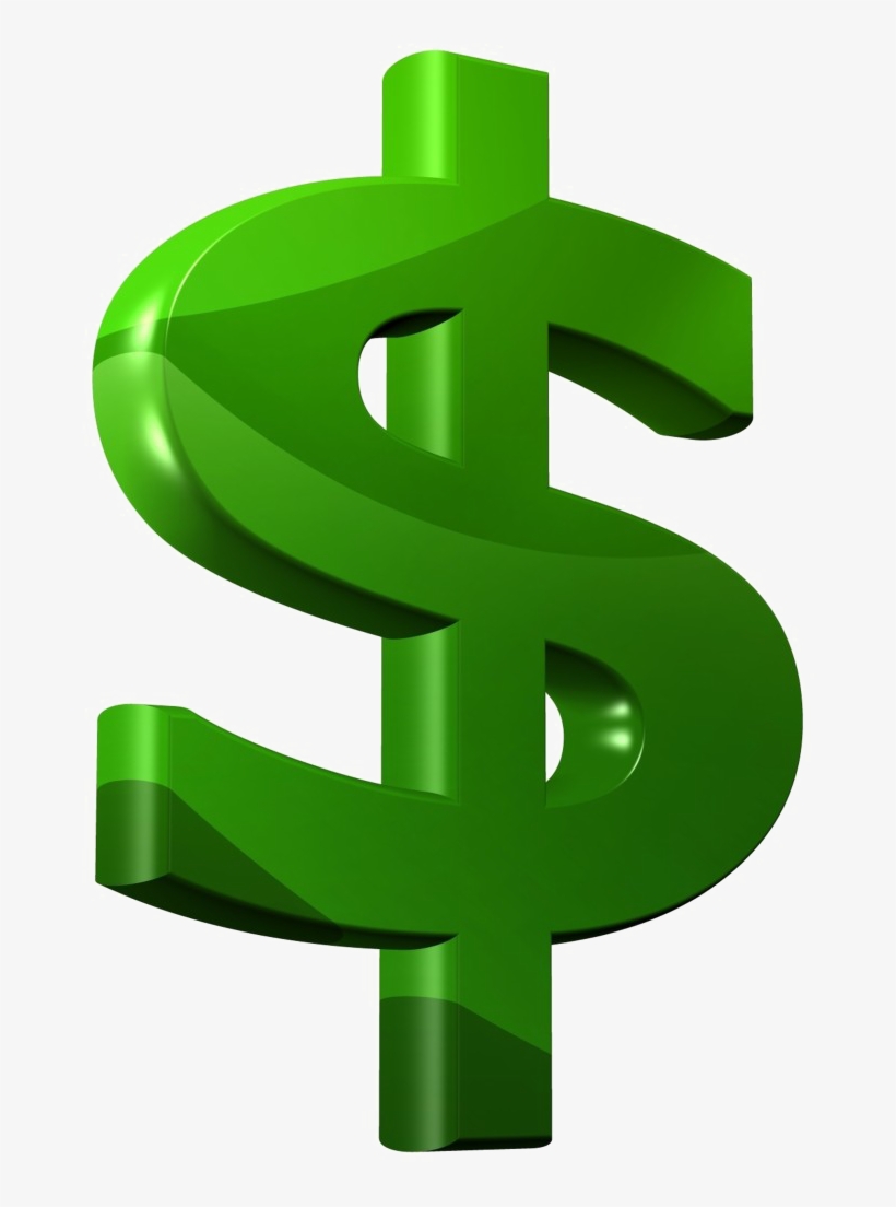 Green Dollar Download Transparent Png Image - Portable Network Graphics, transparent png download