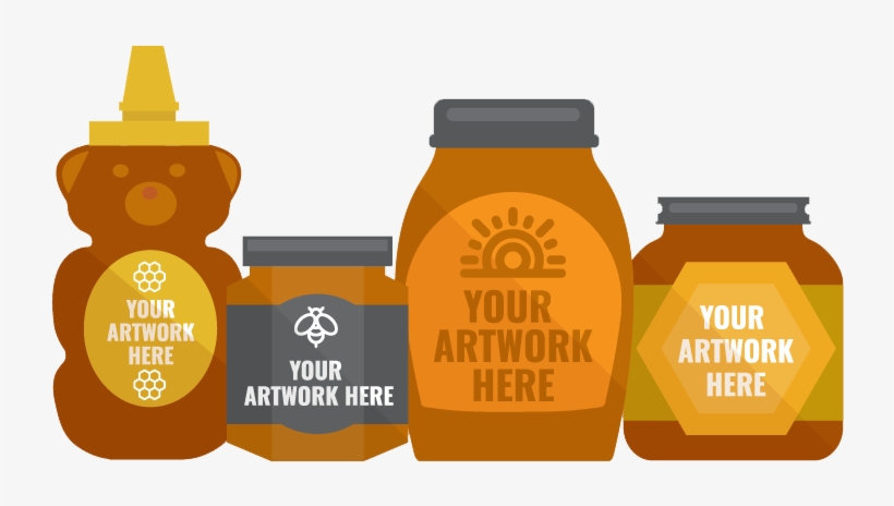 Find The Best Custom Shaped Label To Match Your Custom - Label, transparent png download