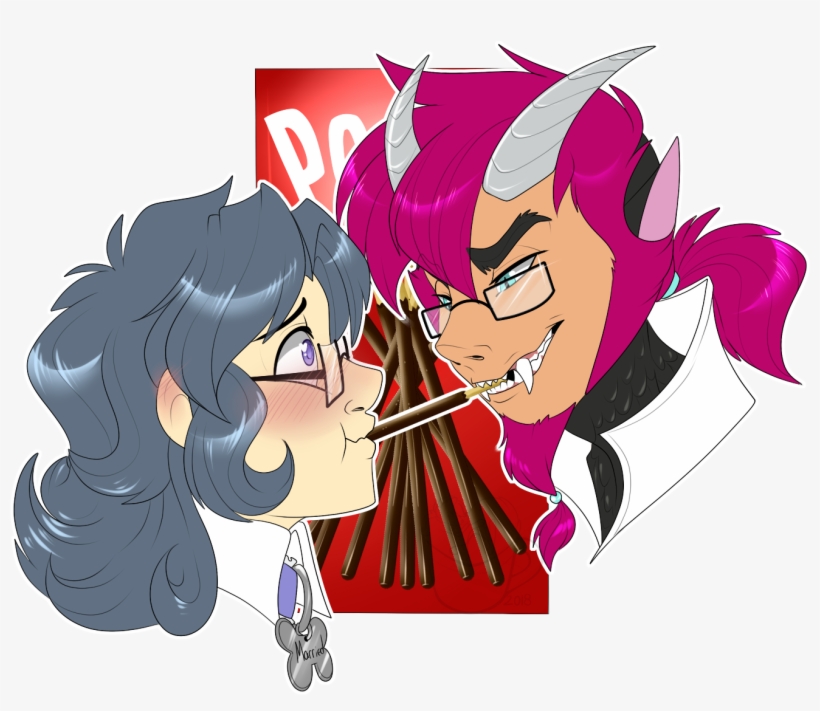 Pocky Game Couples Eugene And Advan - Pocky, transparent png download