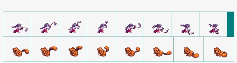 Click For Full Sized Image Pocky & Rocky - Resource, transparent png download